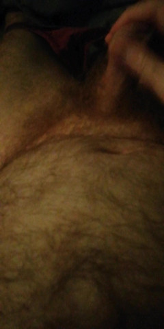 The UK Hairy Bear: Wichs riesige ladung auf meinen rothaarigen bauch und busch