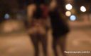 Amateurs videos: Група друзів робить шлюху вулицями на узбережжі