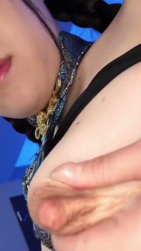 Oiled and Milky Busty Cosplayer - Wild Orgasms and Rough Sex