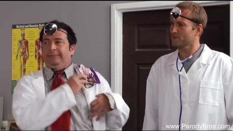 Parody Bros: Doctor tricks blonde slut patient