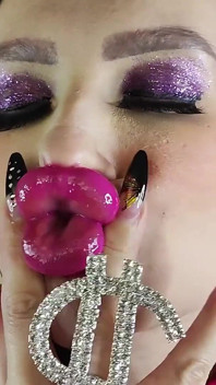 Ahegao bimbo губи фетиш gooning