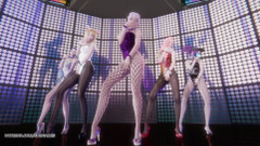 3D-Hentai Games: [mmd] exid - 上下 ahri akali kaisa evelynn Seraphine 热辣脱衣舞英雄联盟成人动漫