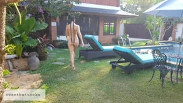 Enjoying the Pool Alone