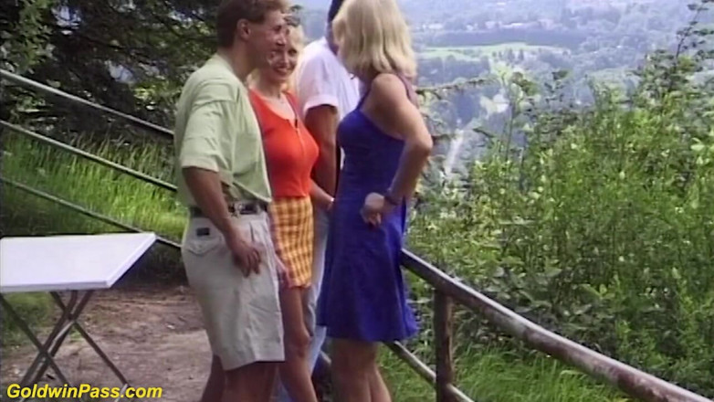 Goldwin pass: Crazy german couples love to fucking outdoor