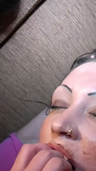 Dominatrix Lolly Badcock en lésbica caliente follando con su esclava Hayley Coleman