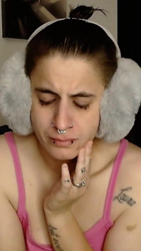 Sick Girl Makes a Snotty Mess All Over Her Face