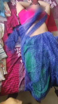 Sexy Big Tits Indian Wife in Saree Blindfolded Hands Tied and Tricked by Stranger Pussy Fingered & Sucked His Cock