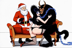 Octopussy Lovers Club: Krampus metió un plug anal en Elvira, el culo de...