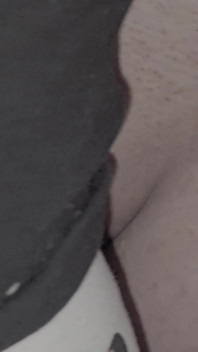Super Close-up: Cock Rubs the Clit. Sperm on Pussy. Use Sperm Like a Lubricant. Female Orgasm. Red Panties.