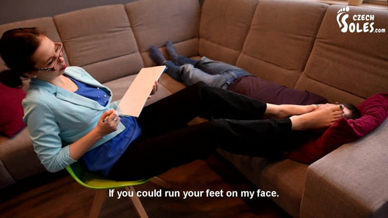 Czech Soles - foot fetish content: Psychologist treating Jack's foot fetish