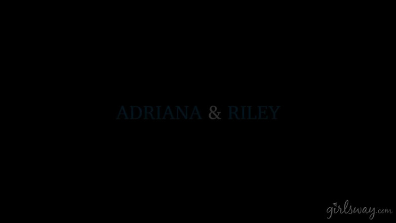 Girlsway: Girlsway Adriana Chechik & Riley Reid lesbian strapon sex