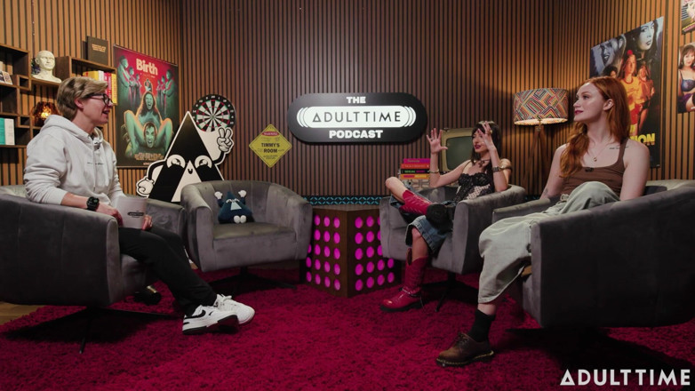 Adult Time Podcast: Lana Smalls &amp; Scarlet Skies nohy Obrázky, Poruchy a Shrek Dirty...