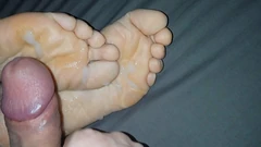 Fuck Her Pussy and Cum on Her Feet