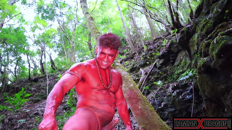 DamianXDragon: Setan miang Kemono Dragon mengongkek pantat naga Damian