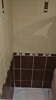 My Hot BBW Wife Masturbates in the Shower