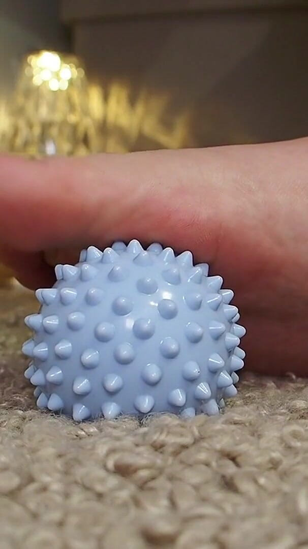 Grace of the Foot: Massage Ball in Action (Anastasia Gree)