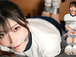 Japan Fetish Fusion: Hinami Ishikawa Gagged and Taped in a Van. Her Pe...