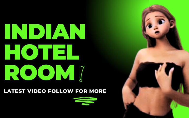 Busty Desi Girl at Indian Hotel Room Guest for Extra Tip | Desi Amateur Doggy Style | 4K Video (No face homemade)