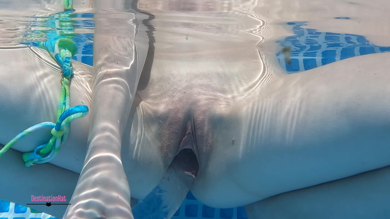 Destination Kat: Underwater Dildo and Cream