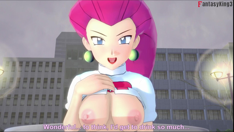 Fantasy king: ジェシー・ロケットのパークでの激しいセックス - Poketmonster