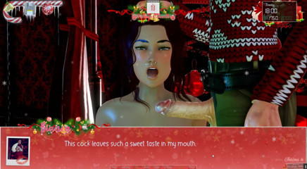 Cumming Gaming: Unlimited Christmas [Xmas Hentai porno play], ep.10 - Że MILF też ... ig kutas...