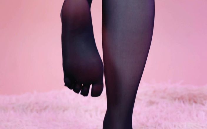 Arya Grander: Pvc fetiche y fetiche de pies de nylon sexy video