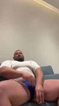 Jack Stacked Riding and Playing with His Big Dildo