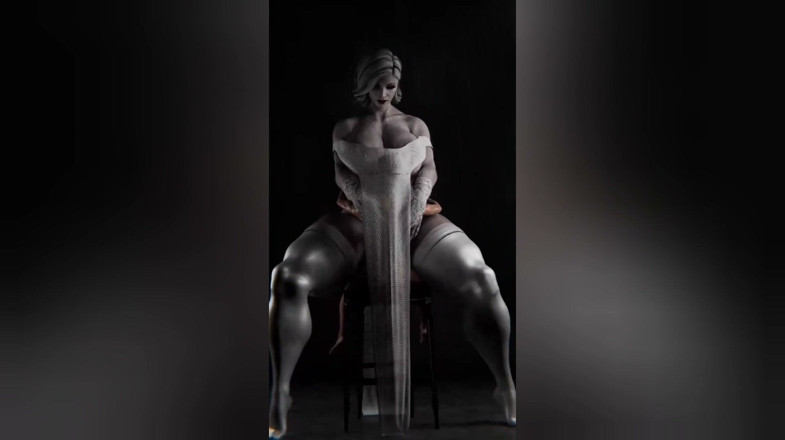 Divide XXX: Ai3d รุ่นแม่น่าเย็ด - ขี่ควยโคลสอัพของ Lady Dimitrescu