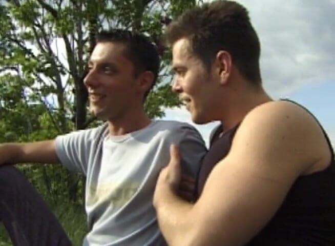 Bareback TV: Schwule teen-jungs ficken im freien