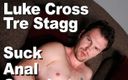 Picticon gay &amp; male: Luke Cross ve Tre Stagg anal boşalmayı emiyor