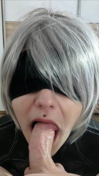 (cosplayer koppel) 2b en 9s van Nier: Automata neuken