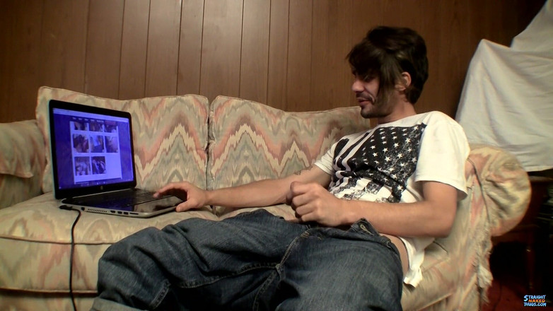 Straight naked thugs: Devin喜欢他自己的色情片