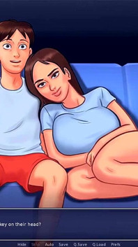 Summertime saga: Stepbrother creampies his stepsister's pussy ep 145