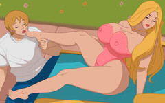 EroticGamesNC: 房子的秘密 #38：舔热辣的富家女孩的脚