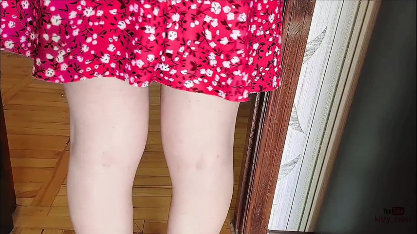 Ladyboy Dick Handless Smooth White Thighs (Kitty_Cross)