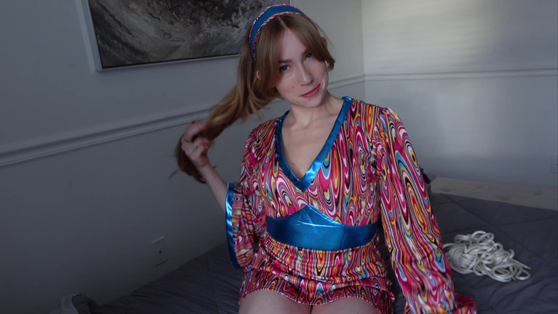 Kink in Time: Stella Elle'nin groovy '60'lar mastürbasyon talimatı 4k bakış açısı baştan çıkarma bekliyor!