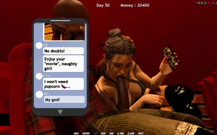 Porny Games: Lisa Total Investigation! by Dragofinder Studio - Hotwife Drenched in Cum 17