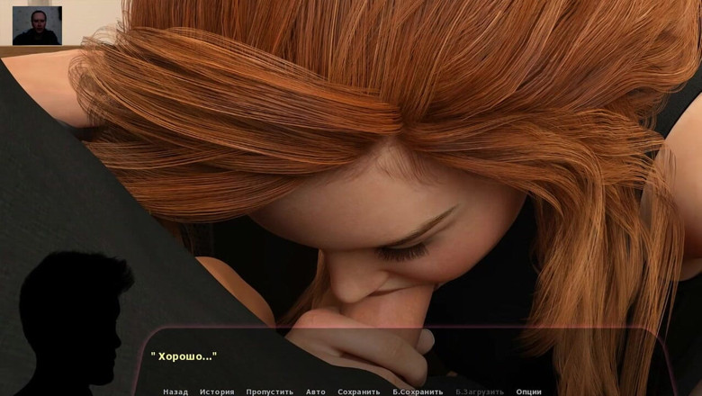 3DXXXTEEN2 Cartoon: Dziewczyna ssie kutasa faceta pod stołem w biurze i daje...