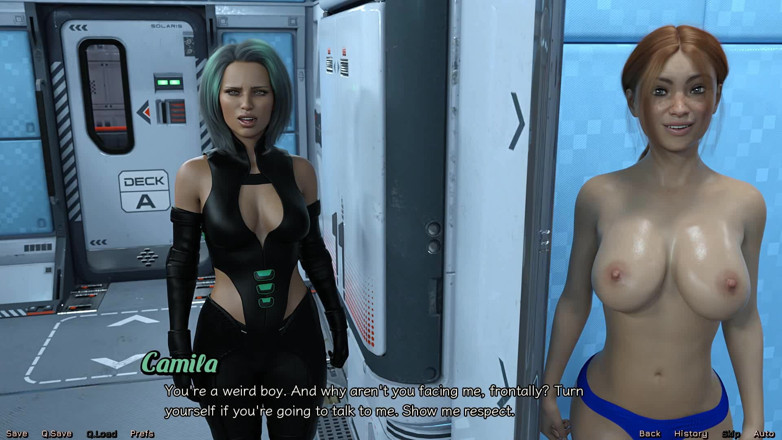 Dirty GamesXxX: Uvízlá v prostoru: sexy holky v koupelně. Díl 7