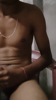 Cute Boy Masterbation with Smoking
