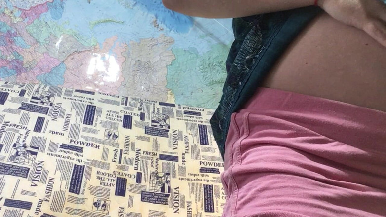 Risky Hairy Couple: Těhotná zrzka s velkými mléčnými kozami