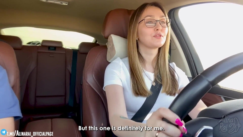 Alina Rai: Let me thank you with a blowjob ? OK! Stepmother off...