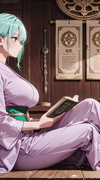 Dea kimono viola! Non riesce a gestire la umidità sotto la porta Torii rossa