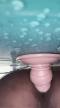 3 cm dildo die mijn hongerige kont neukt