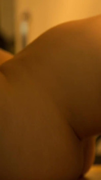 Cute teenage babe is having a great time in the kitchen