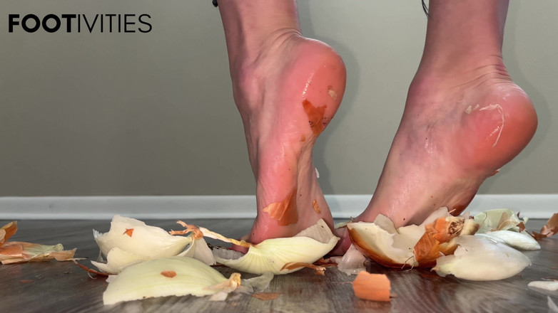 footivities: Fotkrossa lök 4k fötter video