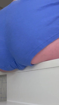 Humping Bathroom Counter in Hotel