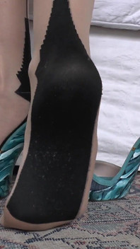 Возбуждающая Turquoise Аква, витрина на высоких каблуках