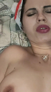 Snow Girl with Hairy Pussy