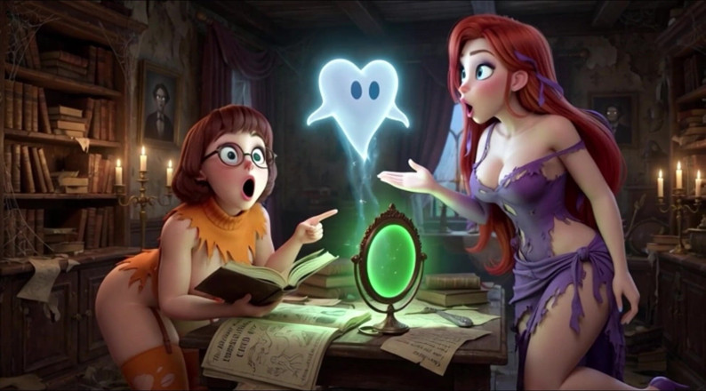 My night collection: Velma and Daphne Become Fully Nude in Haunted Mansion Ghost...